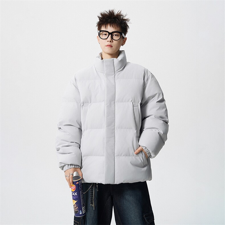 现货高品质美式冬季重磅三防加绒加厚羽绒棉衣立领厚外套棉服,男装棉衣,电商A486