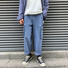 20男新款日系港风潮精品牛仔伦裤直筒裤714-3-908C，男装牛仔裤，星座1404-3