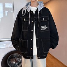 JK3001J-P95-限价138M-5XL现货加绒羊羔毛夹克牛仔风衣棉服，男装夹克，星座116
