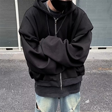 美式重磅开衫连帽卫衣男春秋潮牌痞帅小众外套roora情侣WC400-P46，女装短外套，星座1008