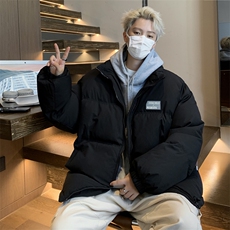 立领棉服男冬季潮牌加厚面包服cityboy保暖外套男M0128-P78，男装棉衣，星座308B-1