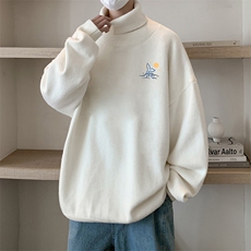 控68高领毛衣男士大码内搭毛线衣男GM45364-P45加绒款-P65，男装针织衫/毛衣，电商A040