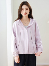 现货！现货！2026春季新款宽松休闲时尚短款外套女，女装短外套，以桐