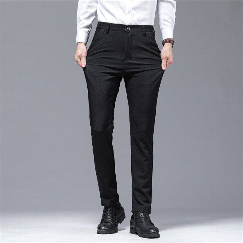 现货xk669-p38外贸长期做弹力西裤男士休闲裤韩版四面弹西装裤，男装西裤，星座224-1