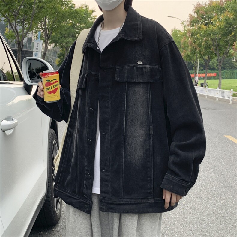 美式复古高街牛仔外套男秋季ins潮牌渐变扎染夹克JK02088-P60,男装夹克,星座308B-1