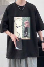 麂皮绒短袖t恤男大码半袖男大皂风JD82365-P25，男装T恤，电商A040
