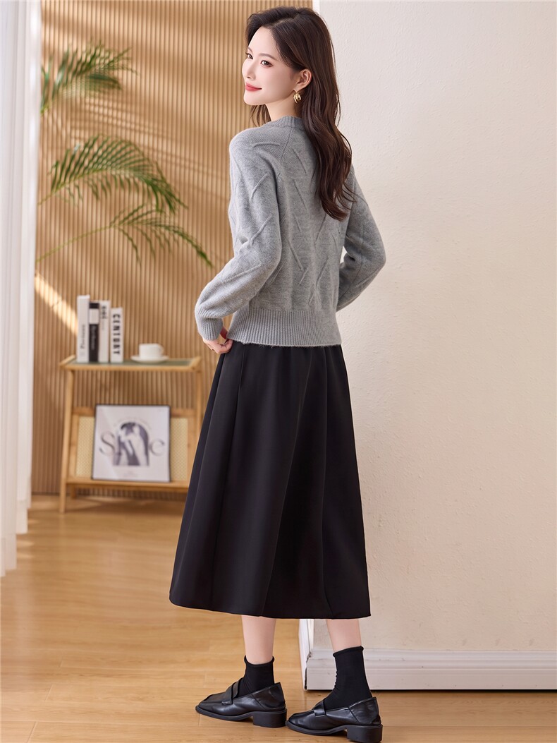 欣贝拉两件套XBLU5901,女装套装/套裙,欣贝拉