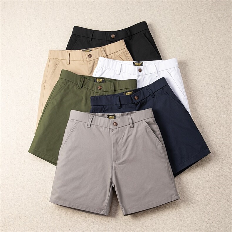 美式休闲三分四分短裤男夏季薄款修身弹力3分4分裤沙滩裤男潮，男装牛仔裤，星座506A