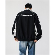 2026无影墙美式印花潮牌立领机车大码M-5XL夹克男JK77979P68控108，男装夹克，星座227-7