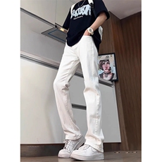 1014-1-KF001-P39-美式高街cleanfit纯色休闲牛仔裤男，男装牛仔裤，星座1014-1