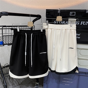 2026春装新款美式刺绣拼接短裤五分裤男潮流 K9908/特P30 毛毯5图片
