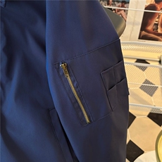 潮流美式复古飞行夹克外套男手臂拉链口袋翻领短款棒球服AK55P60，男装夹克，星座1013-1