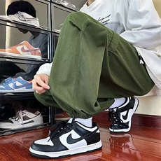 美式机能风工装裤子男士潮牌宽松青少年直筒休闲阔腿长裤K873/P50，男装工装外套，星座506