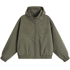 JK009平铺白底 春季工装美式游骑兵夹克 聚酯纤维(M-5XL)TP55图片