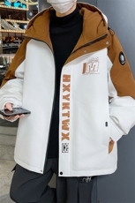 秋冬男式加绒加厚夹克男时尚潮流加厚棉衣男外套MY1686-P73，男装夹克，星座310B-3