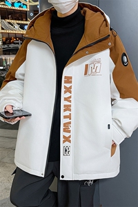 秋冬男式加绒加厚夹克男时尚潮流加厚棉衣男外套MY1686-P73图片