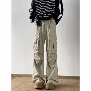 美式工装裤子男款 直筒日系复古潮牌休闲长裤KK833/P60图片