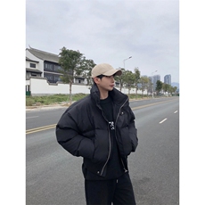 网络图现货！立领短款棉衣加厚高级设计感小众棉服外套RJY66-P95，男装棉衣，星座1005-6