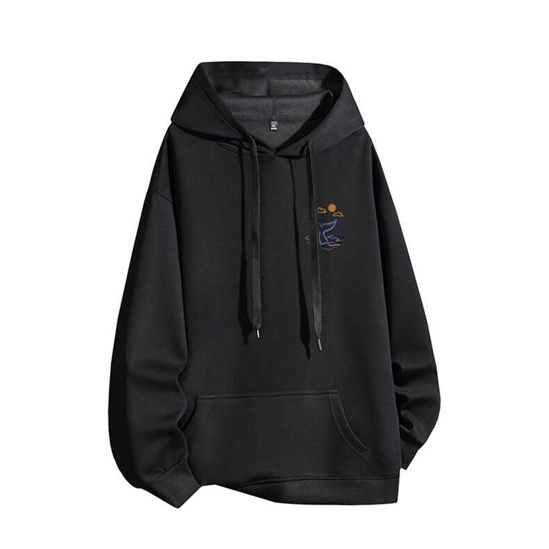 得物供货、复合重磅420克现货连帽卫衣宽松HD019-1-HML515-特P45,男装卫衣,电商019-1