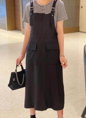 吊带裙二件套，女装背心吊带，Da.金