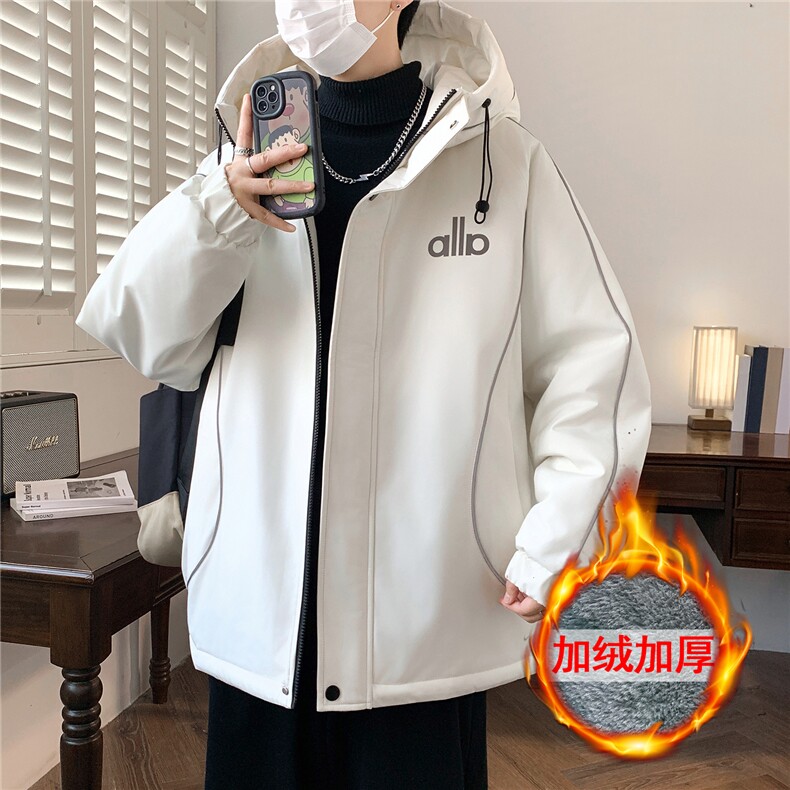 2025新款连帽休闲宽松冬季加绒加厚外套,女装短外套,星座1206（原A206）