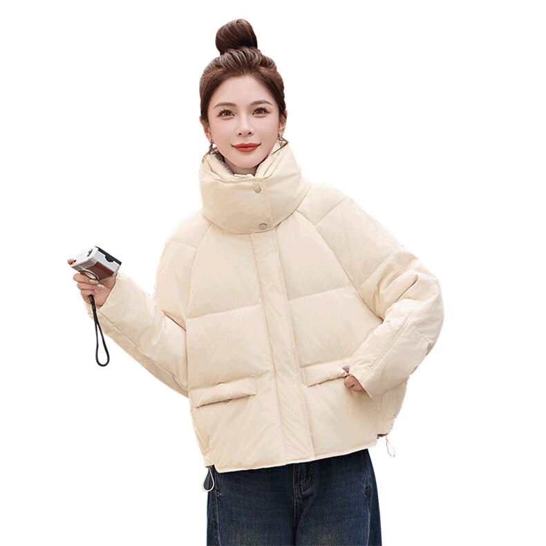 时尚短款羽绒服女2025冬季新款高级感立领保暖90白鸭绒外套,女装羽绒服,姿衣坊