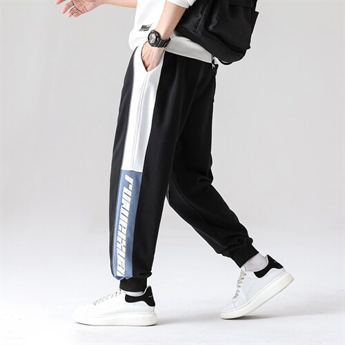 7XL-M休闲运动卫裤男2023春季新款加肥加大码学生长裤休闲裤控79，男装休闲裤，钱塘717(原712)