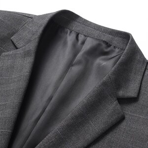 BV718钱塘2020-2秋冬季男装西服条纹时尚休闲男士长袖外套P165图片