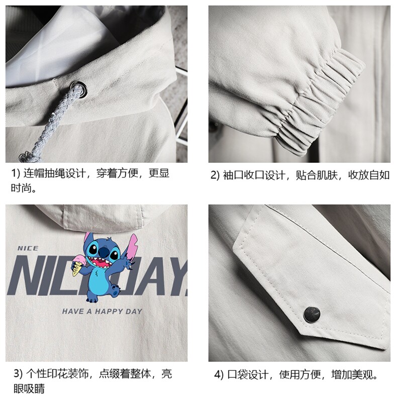 JK41173-P85加棉款-P115纯棉连帽夹克男士大码工装夹克男网格,男装夹克,电商A040A
