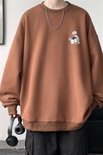 圆领卫衣男大码加厚加绒长袖t恤男S6239-P28加绒款-P33，男装卫衣，电商A040