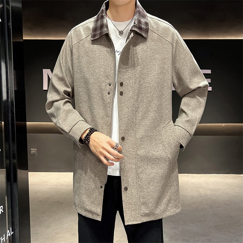 秋季现货大码宽松休闲外套8569-P80控169大码元,男装风衣,星座209