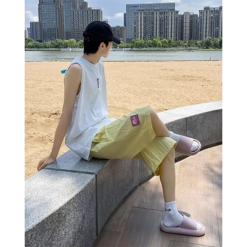 多巴胺运动短裤男夏季速干中裤子休闲五分裤 DK42图片