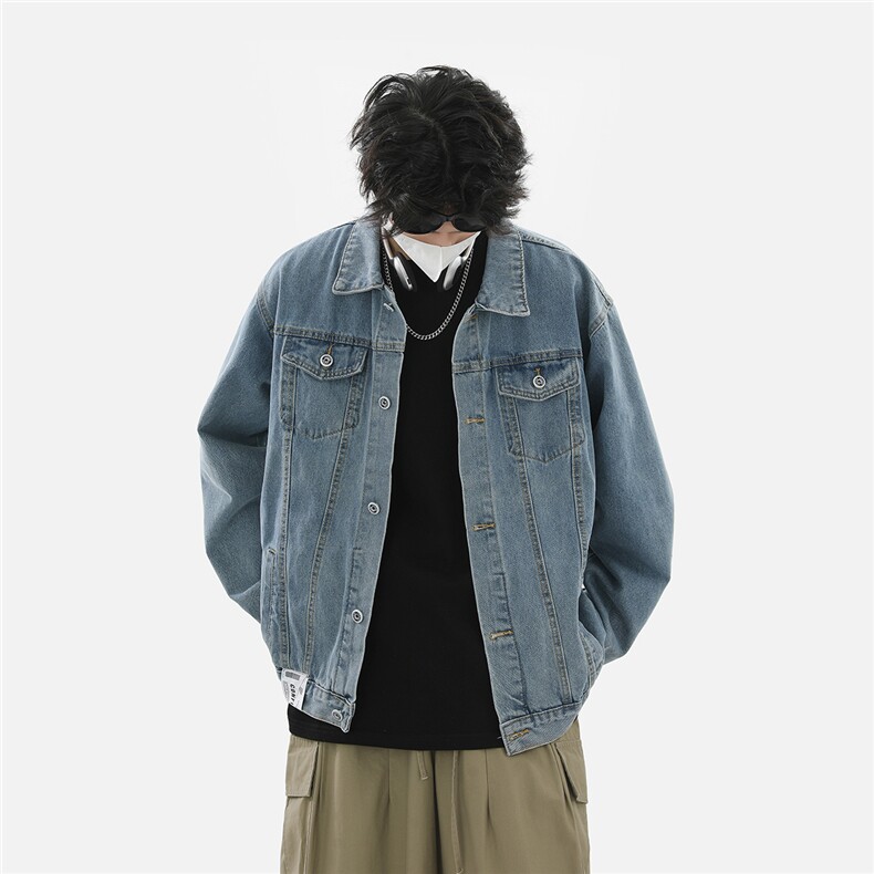 xz905-2-JK123#P70-（控108）春季美式高街休闲牛仔外套,男装工装外套,星座905-2