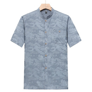 夏季中老年男士中式唐装风香云纱居士服汉服上衣TRS2305-P60图片