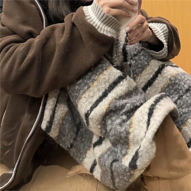 AK1741-P52新款美式慵懒风条纹宽松保暖休闲裤,男装棉衣,星座617A-2