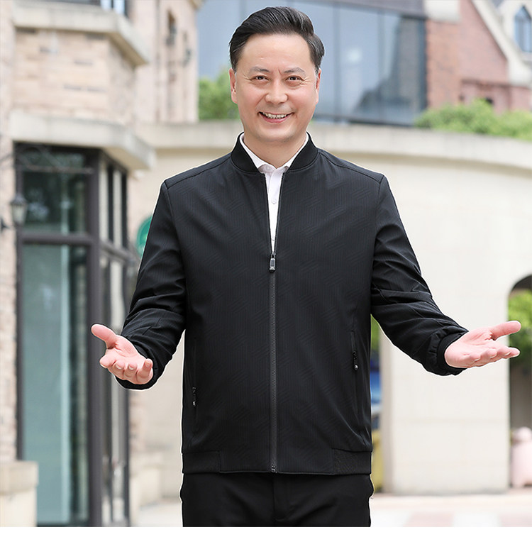 NN9956钱塘2020-3春秋新款商务休闲合身百搭中年男士外套P62,男装夹克,钱塘207-3