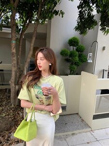 夏季新款个性印花短袖图片