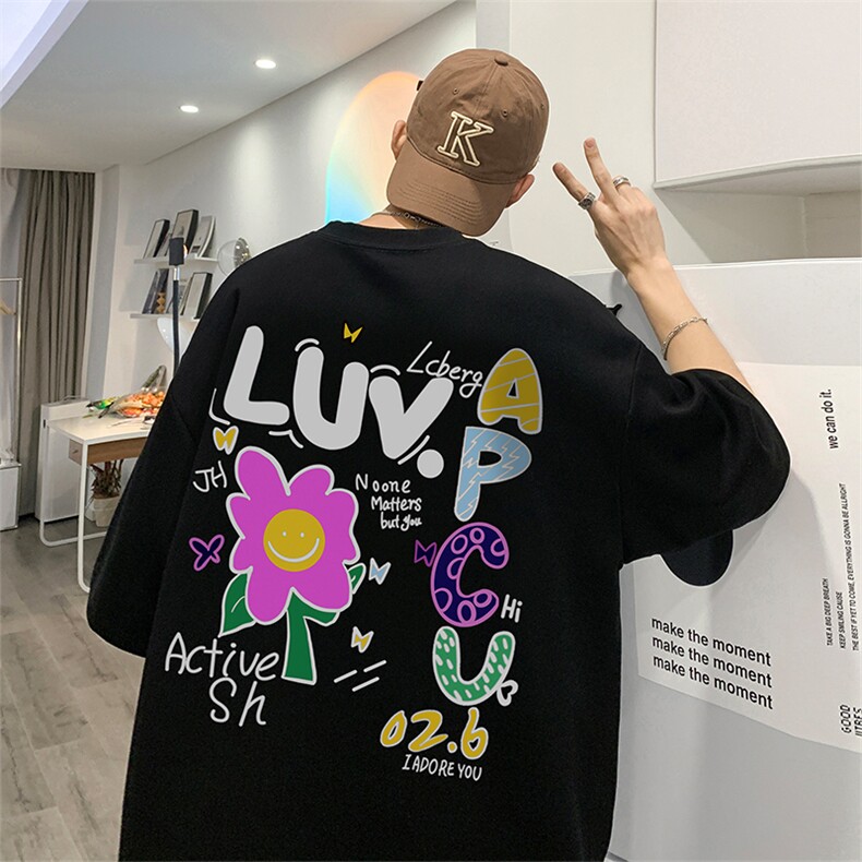 韩东大门220克重磅美式潮牌短袖t恤T980-P28直播280克品质P35,男装T恤,电商A486