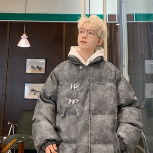 港风潮牌宽松百搭立领夹棉加厚保暖棉服男 XZ213-M2388-P138控168图片
