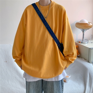 美式街头设计感圆领毛衣男慵懒风休闲针织衫M8733P40图片