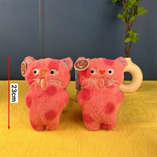 喜乐毛绒制造工厂 波点猫（百个起售）