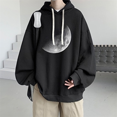 连帽卫衣男大码胖子帽衫大号运动服WY2426-P35，男装卫衣，电商A040