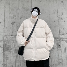 电商DSA028-KBMYC冬季新款麂皮绒立领棉衣男，男装棉衣，电商A028
