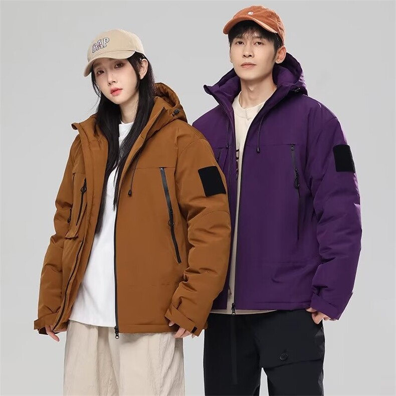 新款冬季青少年连帽加厚棉服外套男士中学生休闲百搭帅气男装,男装工装外套,星座1013