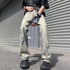 裤子高街水洗牛仔裤男C945P43，男装牛仔裤，星座1116-2