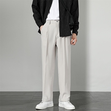 加绒加厚休闲长裤男秋冬季大码西装裤子217-2-HK2358-P45加绒55，男装西服套装，星座217-2