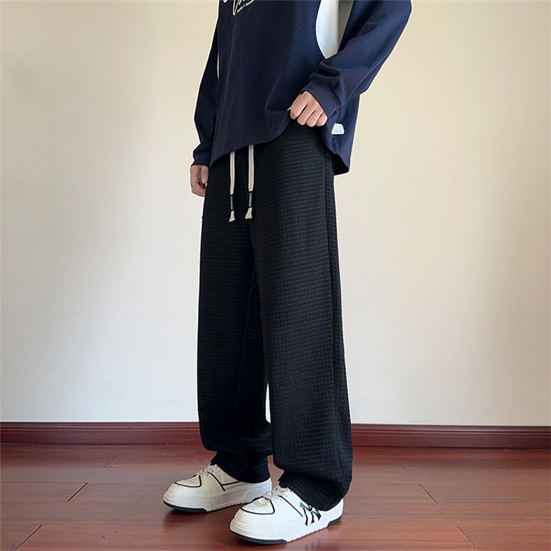 春秋季雪尼尔小香风鱼骨纹男大码休闲裤XZ102B-1CK2553P35,男装休闲裤,星座102B-1