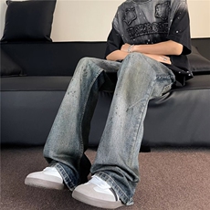 美式复古牛仔裤男夏季休闲裤子潮牌男生美式高街N0052P50，男装牛仔裤，星座1116-2