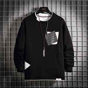 7XL-M长袖卫衣男2023春季新款宽松休闲胖子上衣加肥加大码控价68，男装卫衣，钱塘717(原712)
