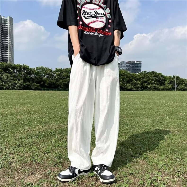 男秋季新款港风休闲裤B425P30图片